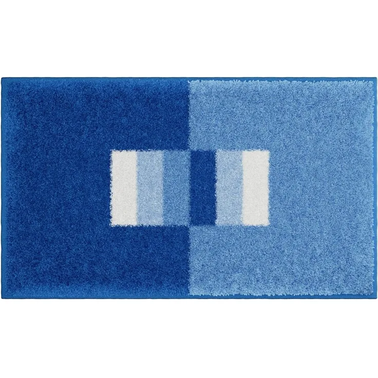 Linea Due CAPRICIO Badteppich 65x115 cm blau