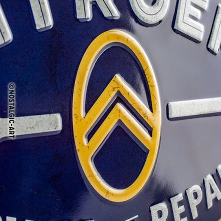 Nostalgic Art Blechschild Citroen - Service & Repairs - 20x30cm – Metall – Mehrfarbig – 22328 – Bild 2