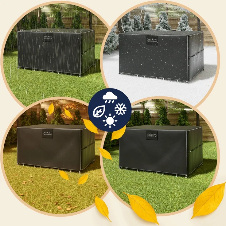 KINGSLEEVE® Abdeckung Gartenbar Wasserdicht Winterfest – Bild 7