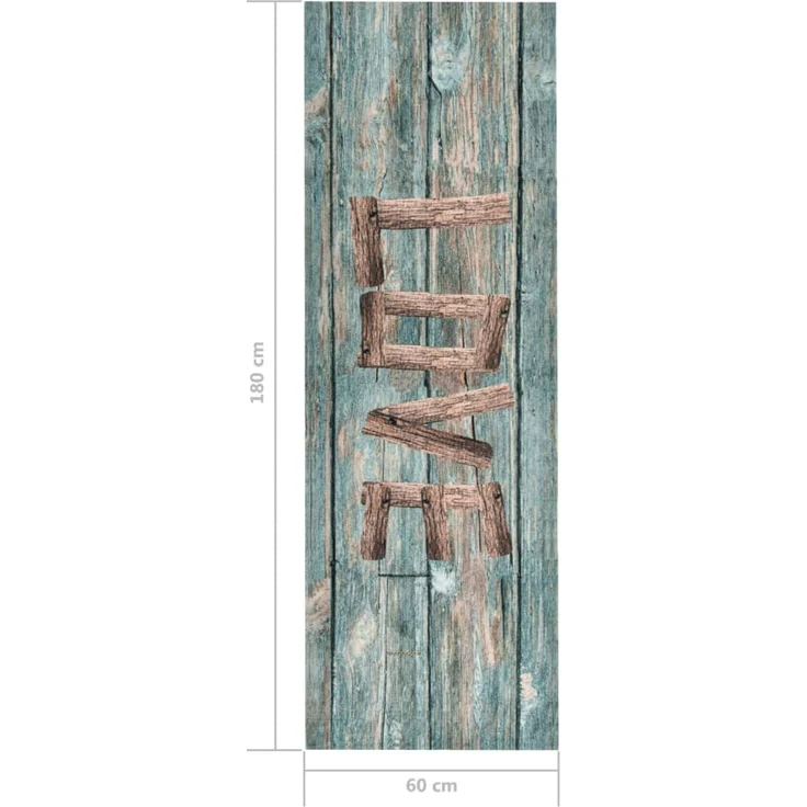 vidaXL Küchenbodenmatte Waschbar Love 60x180 cm 323482 – Bild 6