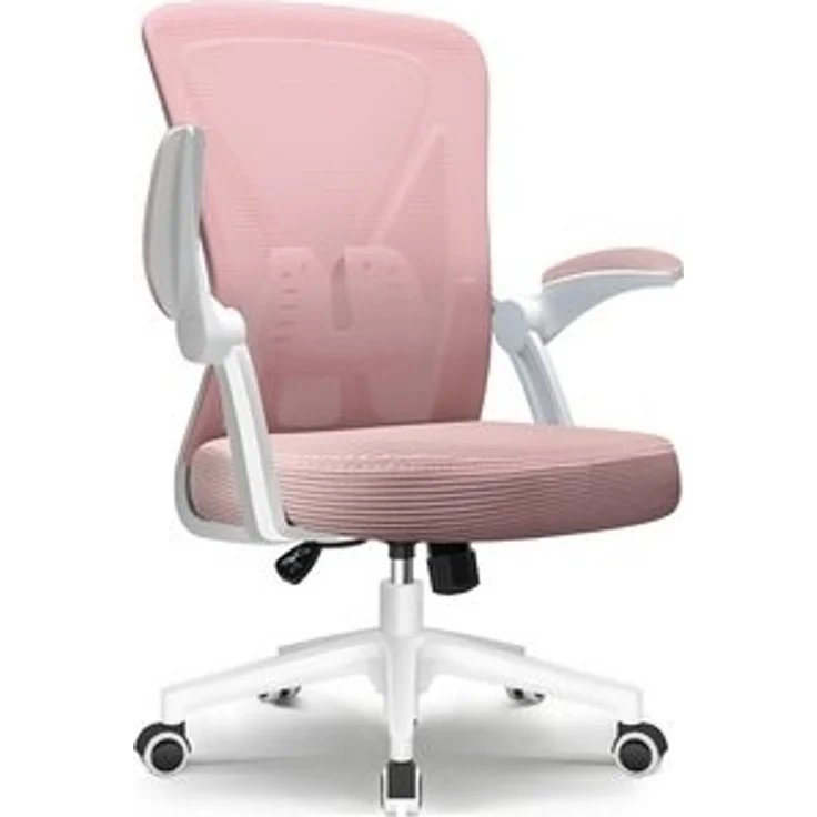 Adormii Bürostuhl Ergonomischer Bürostuhl mit klappbaren Armlehnen und Rückenlehnen (Drehstuhl mit Drehbare, höhenverstellbarer Kopfstütze, geräuscharme Rollen, 90°-135° Wippfunktion Bürostuhl, belastbar bis 150kg, Netz atmungsaktiv, Chefsessel), Leise... – Bild 6
