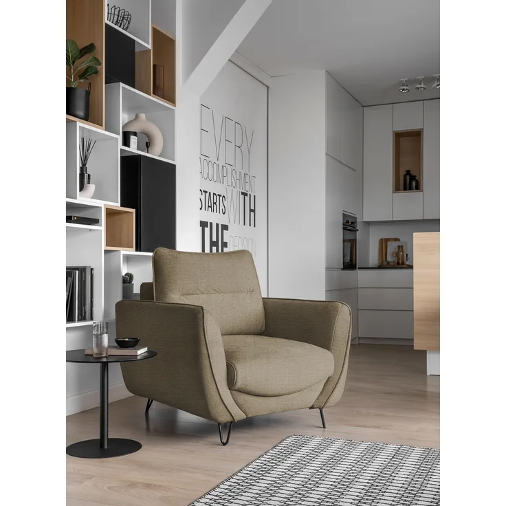 Silva 1F, Sessel, Stuhl, Hellbraun