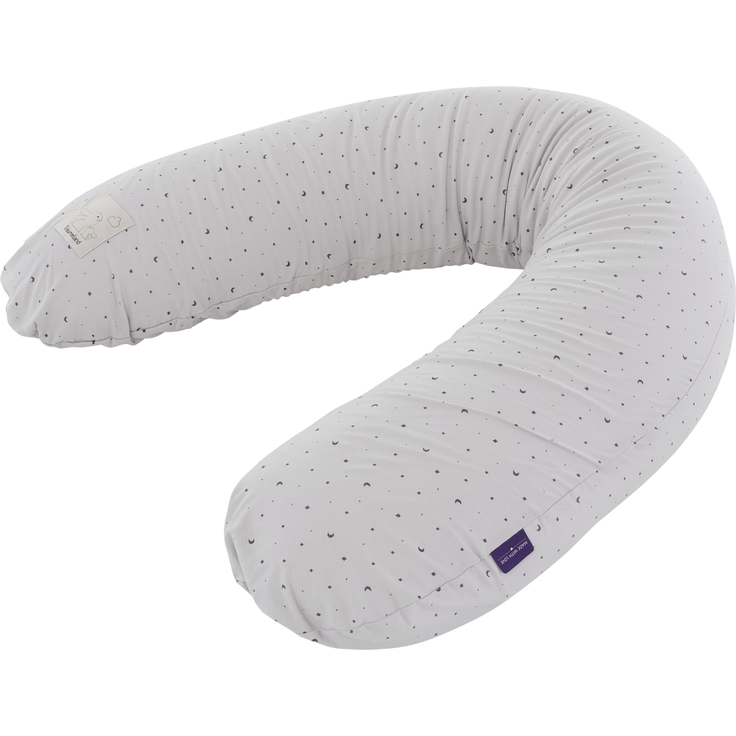 BEZUG Stillkissen elastisch Moon grau 180 cm