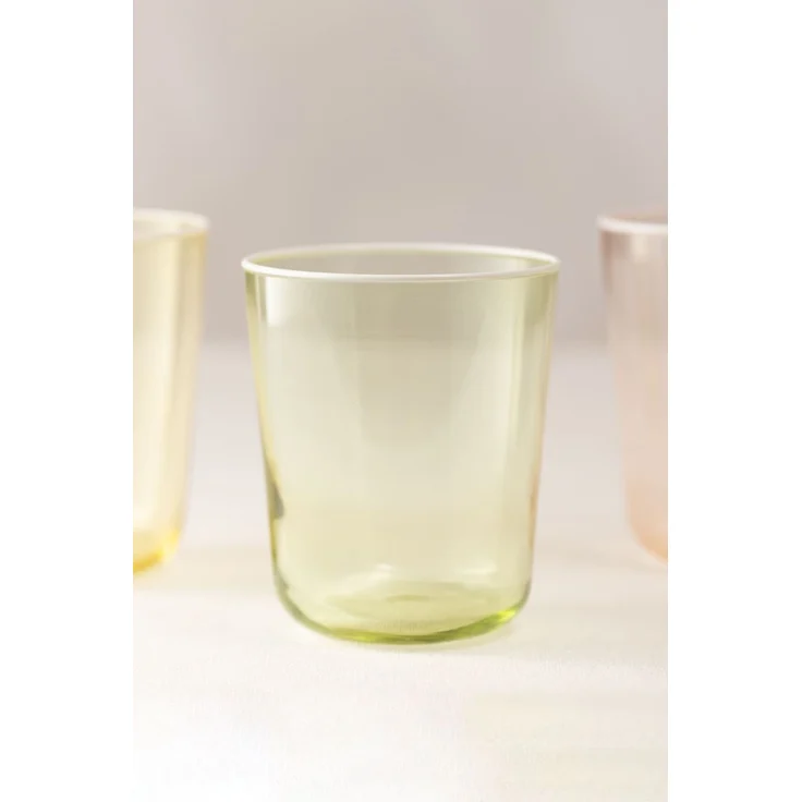 Hermia Concept 'Colore 315' Gläser-Set (4-teilig), Lachs / Gelb, 8 x 8 x 9,5 cm, 315 ml – Bild 5