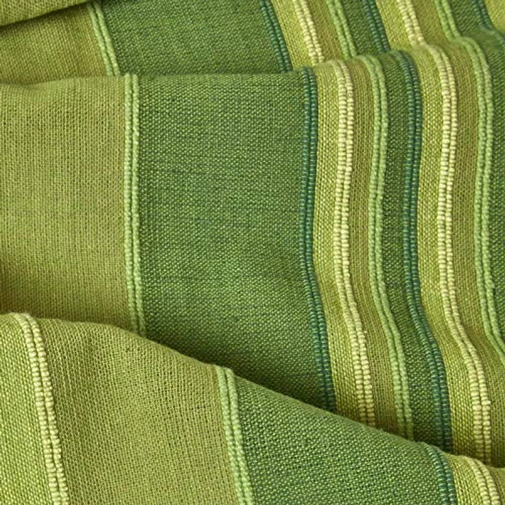 Plaid Tagesdecke Morocco grün gestreift, 150 x 200 cm, Homescapes – Bild 5