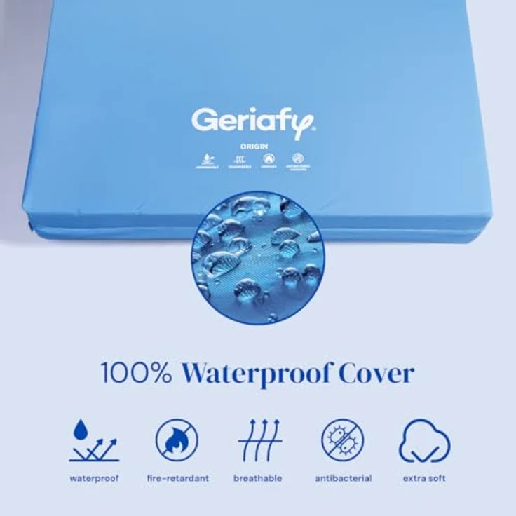 Geriafy – HR Origin Matratze 15 cm | Oberseite mit Raster-Schnitt, atmungsaktiv und komfortabel | Hülle wasserdicht | Für lattenrost elektrisch verstellbar (90×200 cm) – Bild 4