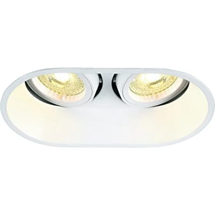 SLV 1006122 HORN double QPAR51 Deckeneinbauleuchte weiß 25W