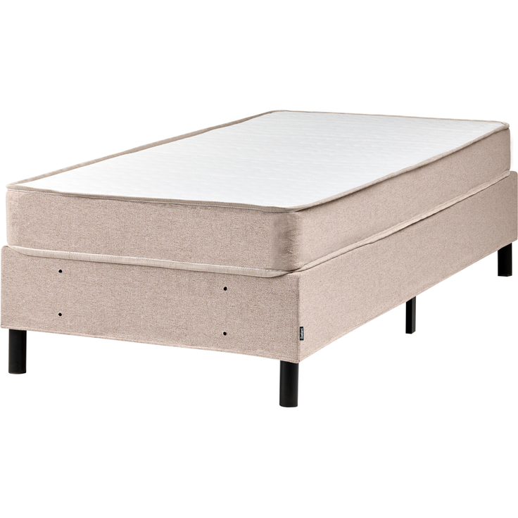 Bett ohne Kopfteil Stoff COUNTESS 90x200 cm Beige – Bild 5