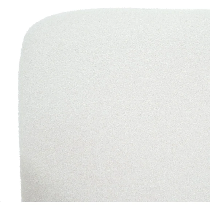 Lounge-Sessel HWC-L83b, Cocktailsessel Polstersessel Sessel, Bouclé Stoff/Textil Metall, creme-weiß – Bild 5