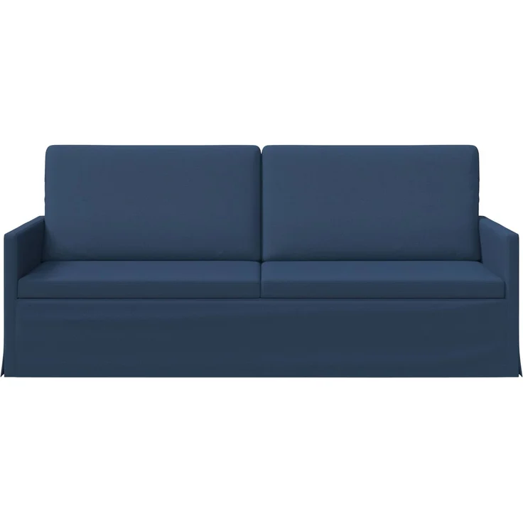 vidaXL 3-Sitzer Sofa Blau 190 x 81 x 82 cm Stoff 42041114 – Bild 2
