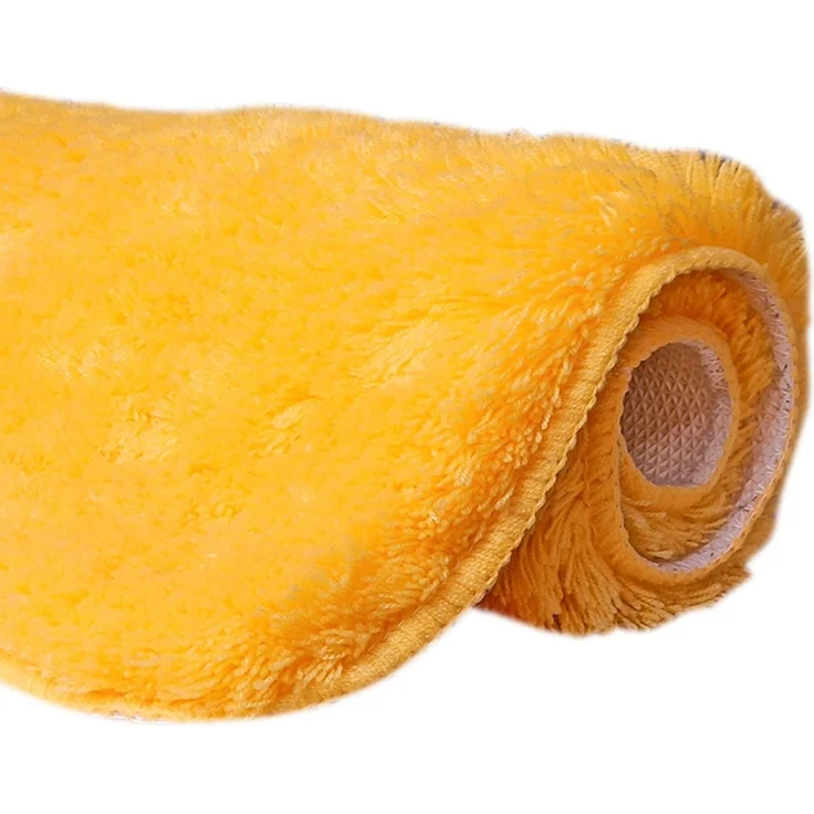 OTTO home Badematte Merida, Badvorleger, Badezimmer Teppich, Höhe 32 mm, rutschhemmend beschichtet, fußbodenheizungsgeeignet, schnell trocknend, strapazierfähig, Kunstfaser, 2-tlg. Stand-WC Set, Badteppich, Uni Farben, rechteckig, rund & als 2-tlg. Set... – Bild 3
