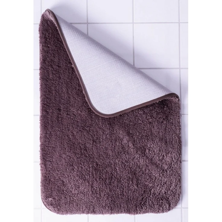 Ridder Badematte Chic graubraun, Höhe 55 mm, 100% Polyester-Microfaser – Bild 4