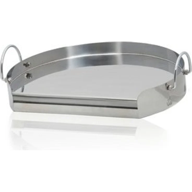 BBQ-Toro Grillplatte Edelstahl Ø 55 cm ideal für 57er Kugelgrill, Plancha für Grill – Bild 6