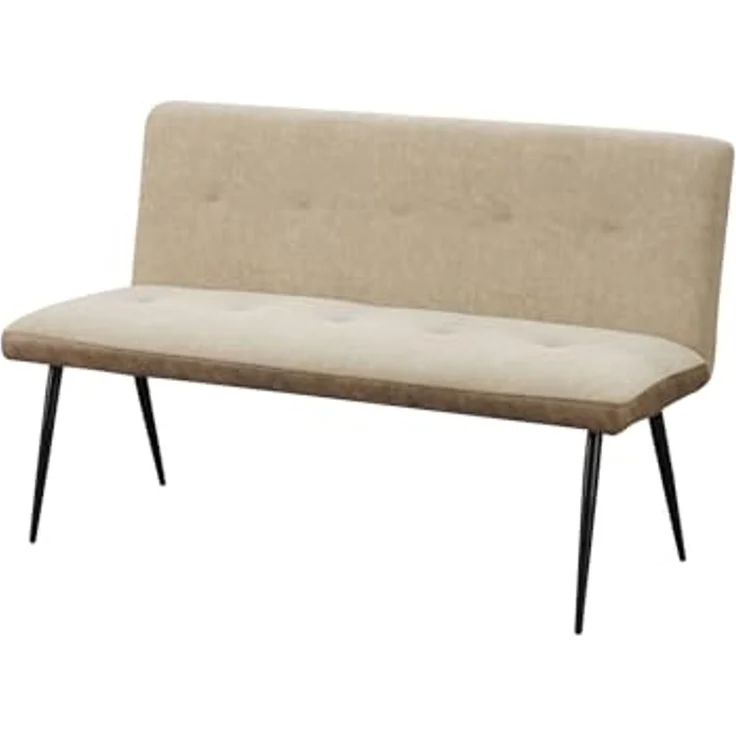 HTI-Living Polsterbank Bank 3-Sitzer Antikbraun/Taupe Joschka (Stück, 1-St, 1 Sitzbank), Sitzbank Küchenbank – Bild 1