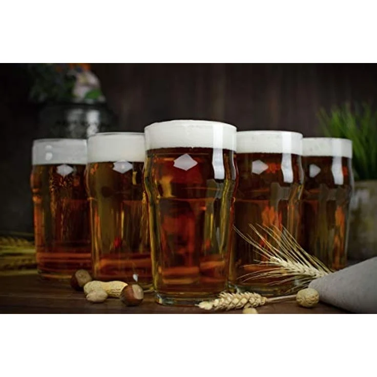 6 Pintgläser 0,5L Biergläser Bierglas Pilsgläser Pint Glas Trinkgläser Saftgläse – Bild 2