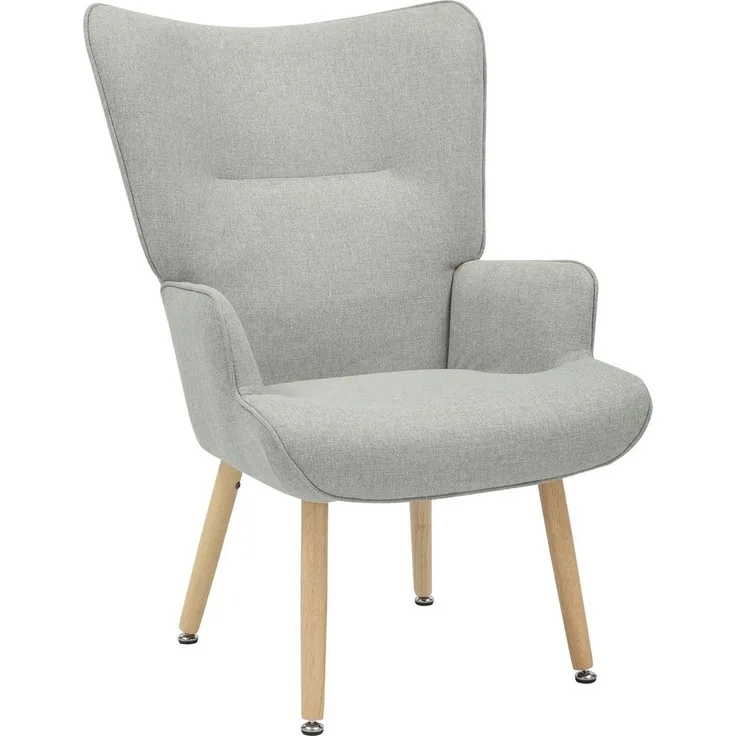 INOSIGN Relaxsessel KEADY, Hochlehnsessel, TV-Sessel, Relaxsessel, Ohrensessel mit stabilem Echtholzgestell
