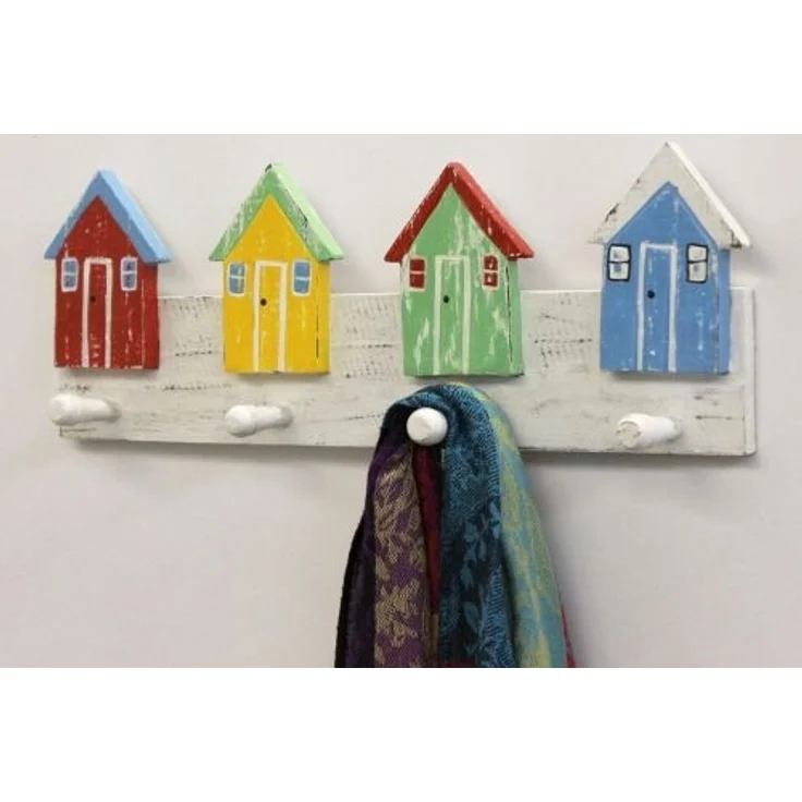 Garderobe Häuschen 2606 Wandgarderobe 46cm Kleiderhaken Handtuchhaken Haken – Bild 5