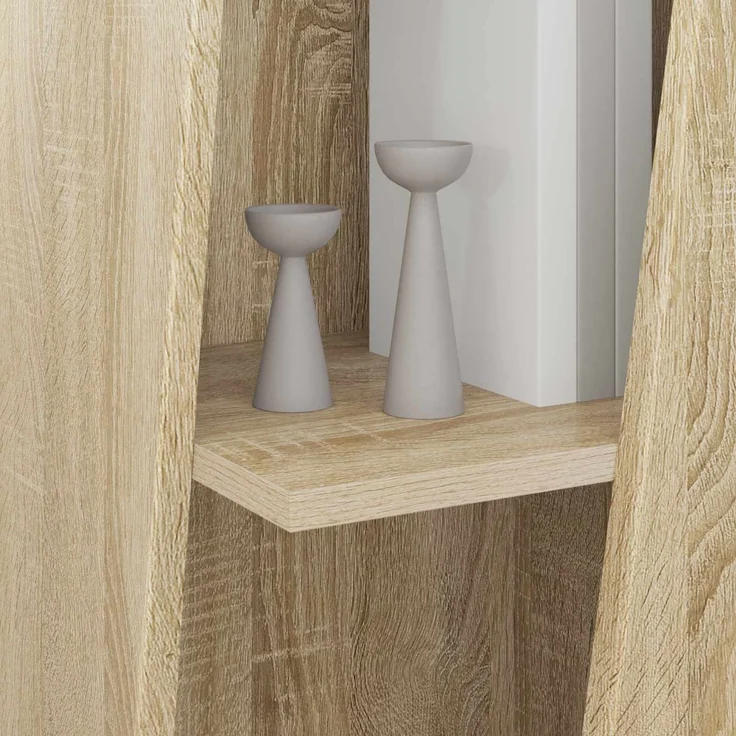 vidaXL Seitenregal Sonoma-Eiche 33 x 32 x 100,5 cm Holzwerkstoff 892419 – Bild 4