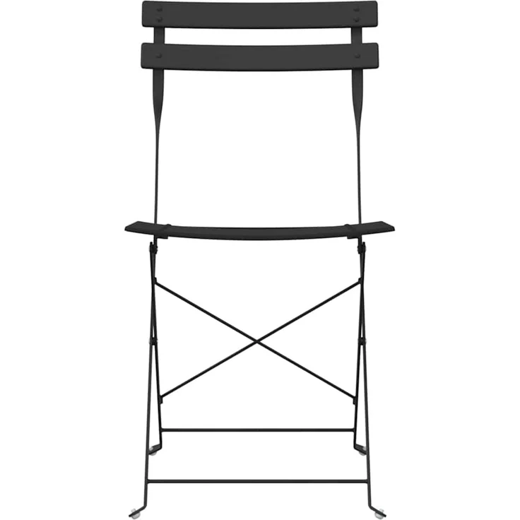 vidaXL Gartenklappstuhl 2 pcs Anthrazit 42 x 46 x 82cm Metall 42002960 – Bild 4