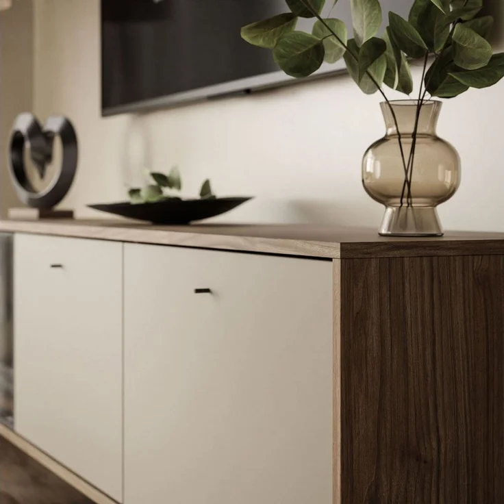 Lookway TV-Schrank ISA TV-Lowboard mit LED-Beleuchtung – Bild 4