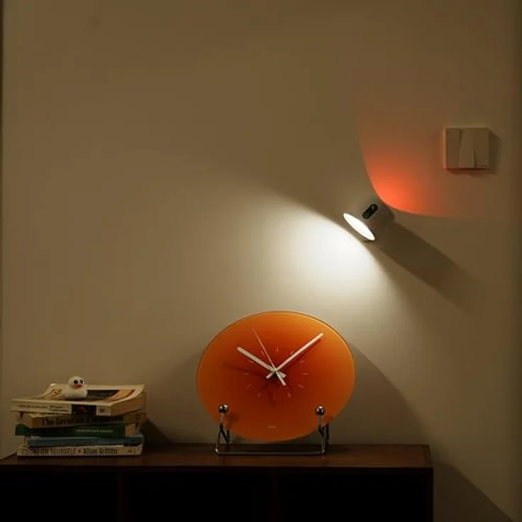 LuminexDesigns LED Wandleuchte Innen Akku – Kabellos Magnetisch Wandlampe RGB, Touch Dimmbar mit Fernbedienung – Weiß Aufladbar Lampe zum Kleben, Ohne Bohren, Strom – für Bett, Treppenhaus, Bilder – Bild 6