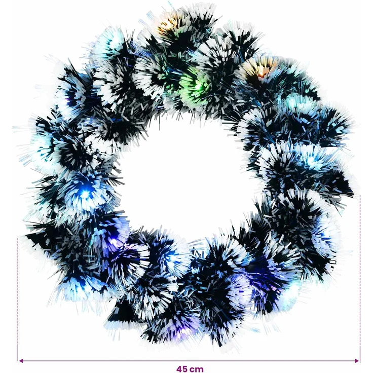 vidaXL Weihnachtsgirlande 16 LEDs Mehrfarbig Stahl 42049534 – Bild 8