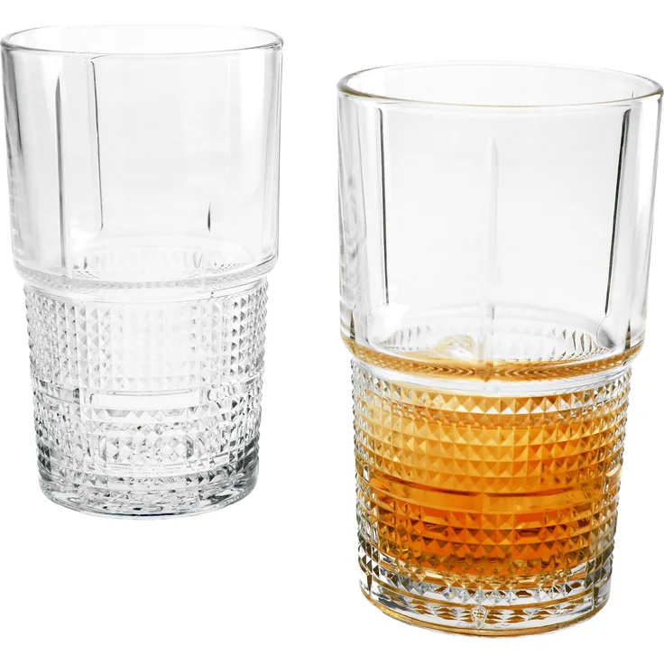 2x Novecento Longdrinkglas 405ml I Highballs Collins I Hochwertige Qualität