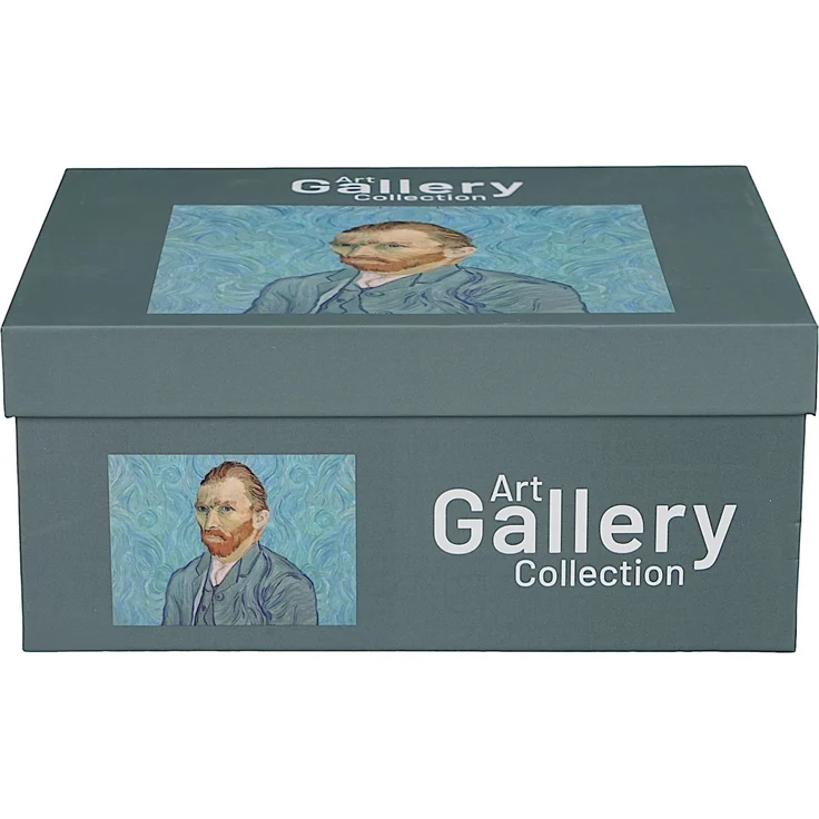 DUO ART GALLERY 2er-Set Tasse mit Untertasse PORTRAIT OF Van Gogh, New Bone China Porzellan – Bild 5