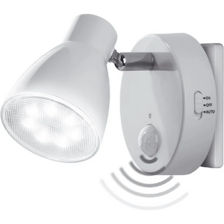 TRANGO LED Steckdosenleuchte, 2er Set 2635-026 LED Sensor Nachtlicht *MILO* mit Bewegungssensor & Automatikfunktion in Weiß Sicherheitslicht 230V Steckdosenlampe, Wandlampe, Orientierungslicht, Nachtlampe, Steckdosenlicht – Bild 2