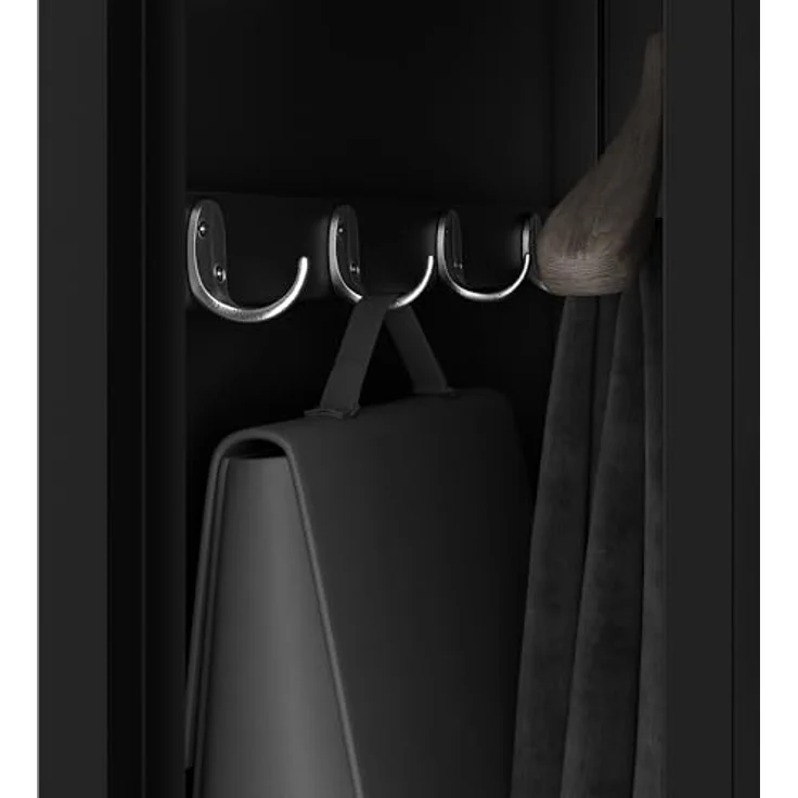 Jan Nowak Kleiderspind Metall abschließbar Garderobenschrank Umkleideschrank Schließfachschrank, 180 x 40 x 50 cm, Stahlschrank für Sozialraum mit Trennwänden, Lüftung und Kleiderhaken – Bild 8