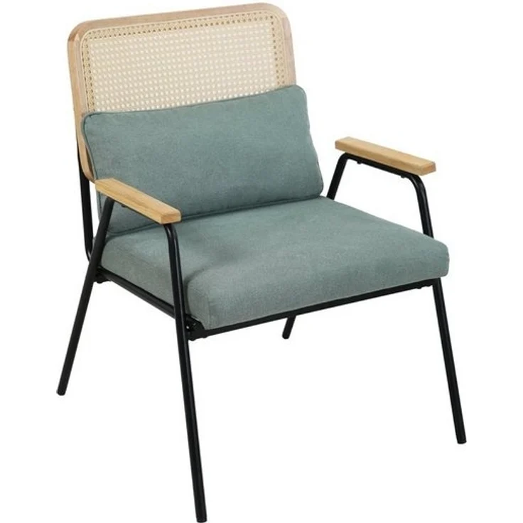 SVITA Loungesessel THEA, Loungestuhl,Holzdesign,Metallbeine,Braun – Bild 4