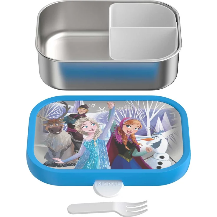 Mepal CAMPUS Edelstahl-Brotdose mit Gabel - Frozen Friends – Bild 2