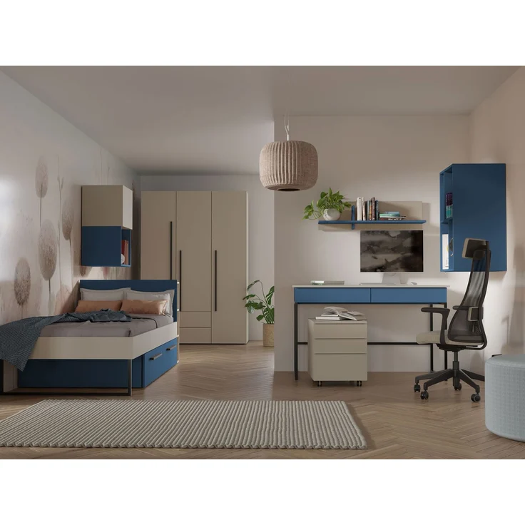 Mirjan24 Jugendzimmer-Set Latkop I (Farbe: Cashmere / Meerblau) – Bild 2