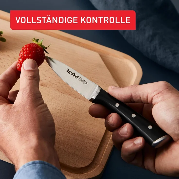 Tefal 'K23207 Ice Force' Fleisch und Schinkenmesser, Edelstahl schwarz, 20 cm – Bild 7