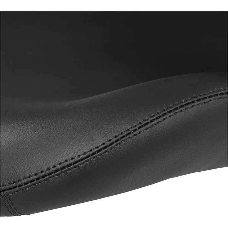Physa Drehstuhl Friseurstuhl Rollhocker Kosmetikstuhl Arbeitshocker Hocker Schwarz, Schwarz – Bild 5
