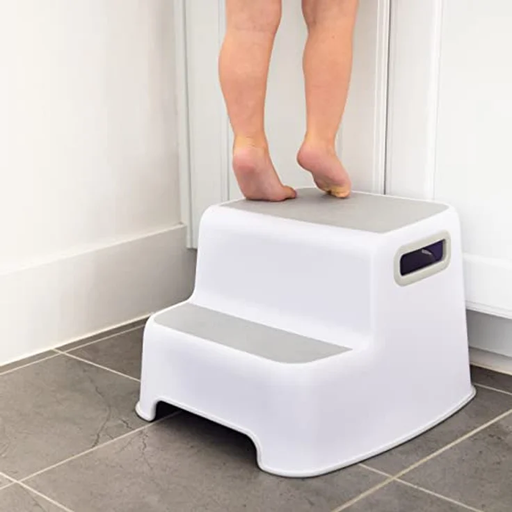 Ubbi Wide 2 Step Stool for Kids, Toddler Stool for Toilet Potty Training, Slip Resistant Soft Grip for Safety – Bild 3