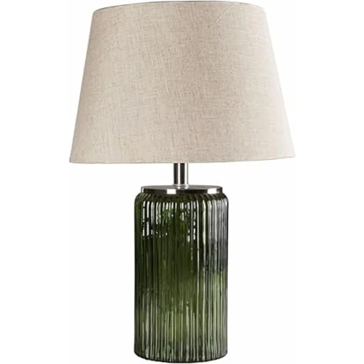 Mirabeau Tischleuchte Tischlampe Thalindor grün/creme – Bild 2