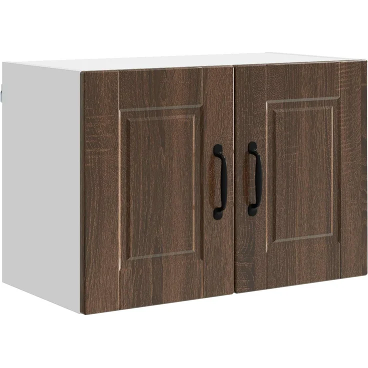 vidaXL Wandschrank PORTO 2 stk. Braun Eichen-Optik 60 x 31 x 40 cm 885280 – Bild 6