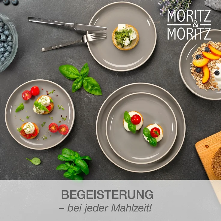 Moritz & Moritz CAVO Geschirrset 18tlg. - Stone – Bild 6
