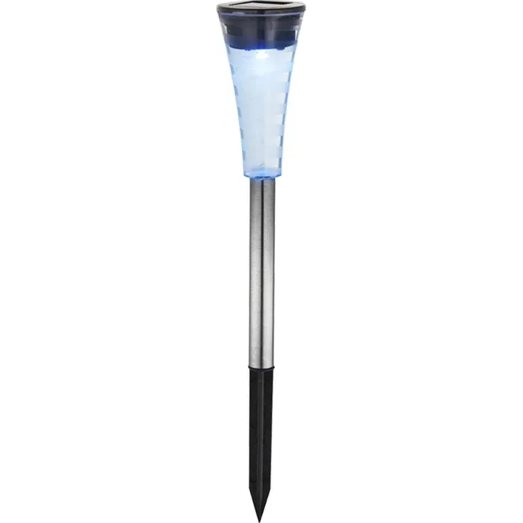 5er Set RGB LED Solarleuchten aus Edelstahl mit Farbwechsler