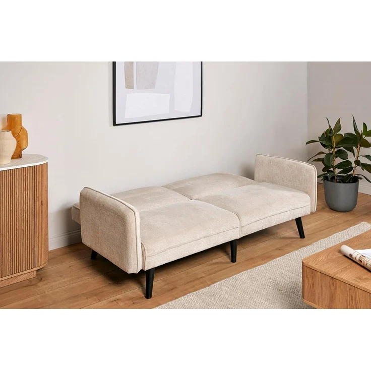 Jahnke SCHLAFSOFA Chillax LINE Boucle Champagner – Bild 7