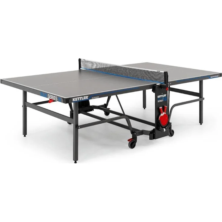 KETTLER 'K10 Outdoor' Tischtennisplatte ohne Zubehör, blau, 152,5 x 274 x 76 cm – Bild 1