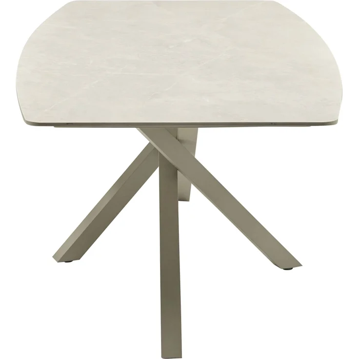 Gartentisch Concord Esstisch Terrassentisch 200x100x75cm sintered stone Taupe-Beige – Bild 4