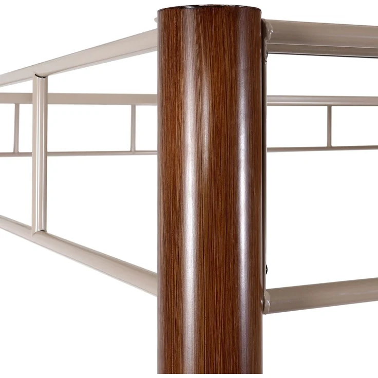 Mendler 'HWC-L42' Pergola, stabiles 7cm-Metall-Gestell taupe / braun, 3x3 m – Bild 4