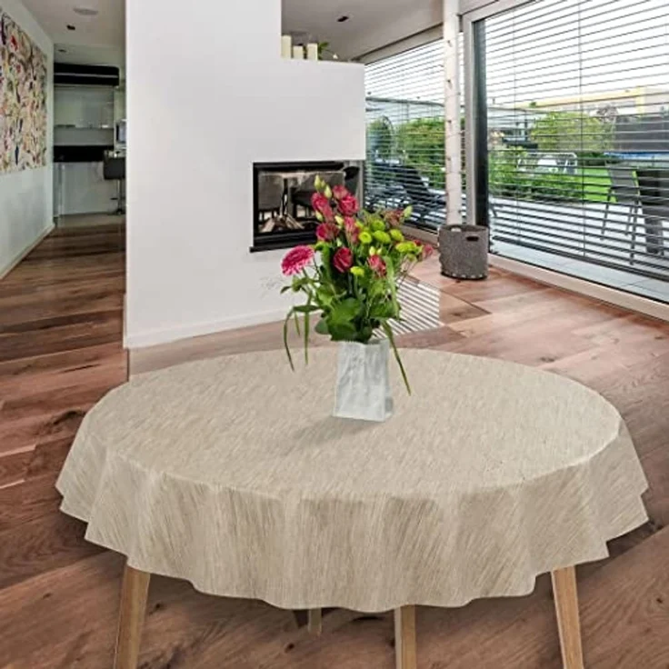 laro Tischdecke Wachstuch-Tischdecke Wachstischdecke Tischwäsche Abwaschbar – Bild 1