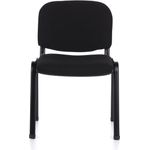 hjh OFFICE Besucherstuhl Konferenzstuhl XT 600 Stoff Schwarz