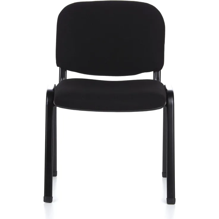 hjh OFFICE Besucherstuhl Konferenzstuhl XT 600 Stoff Schwarz