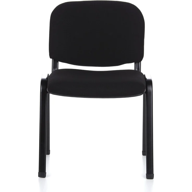 hjh OFFICE Besucherstuhl Konferenzstuhl XT 600 Stoff Schwarz – Bild 1