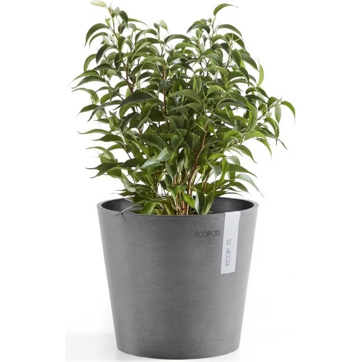 ECOPOTS Blumentopf AMSTERDAM Mini Grey, BxTxH: 17x17x14,9 cm – Bild 3