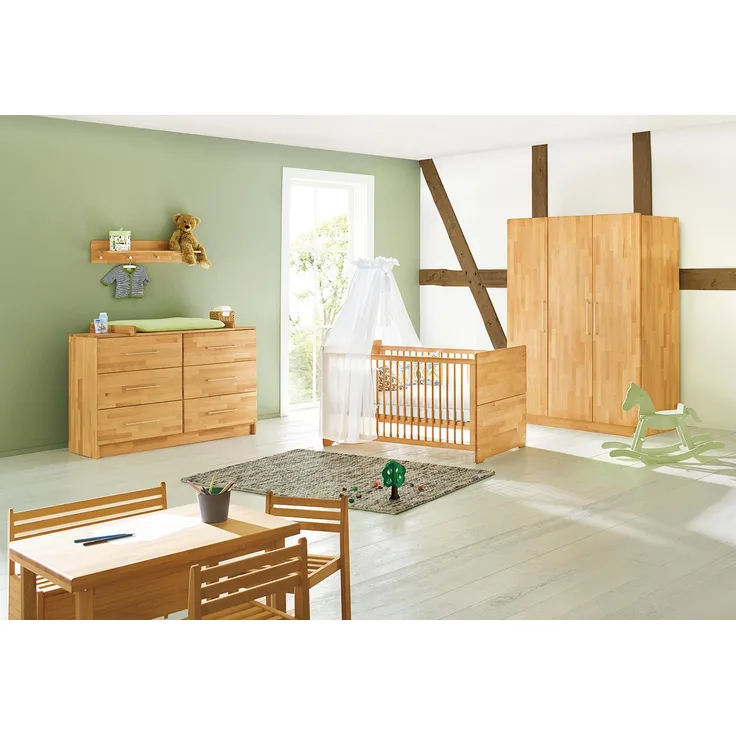 Pinolino 'Natura' 3-tlg. Babyzimmer-Set natur, breit, 3-türig